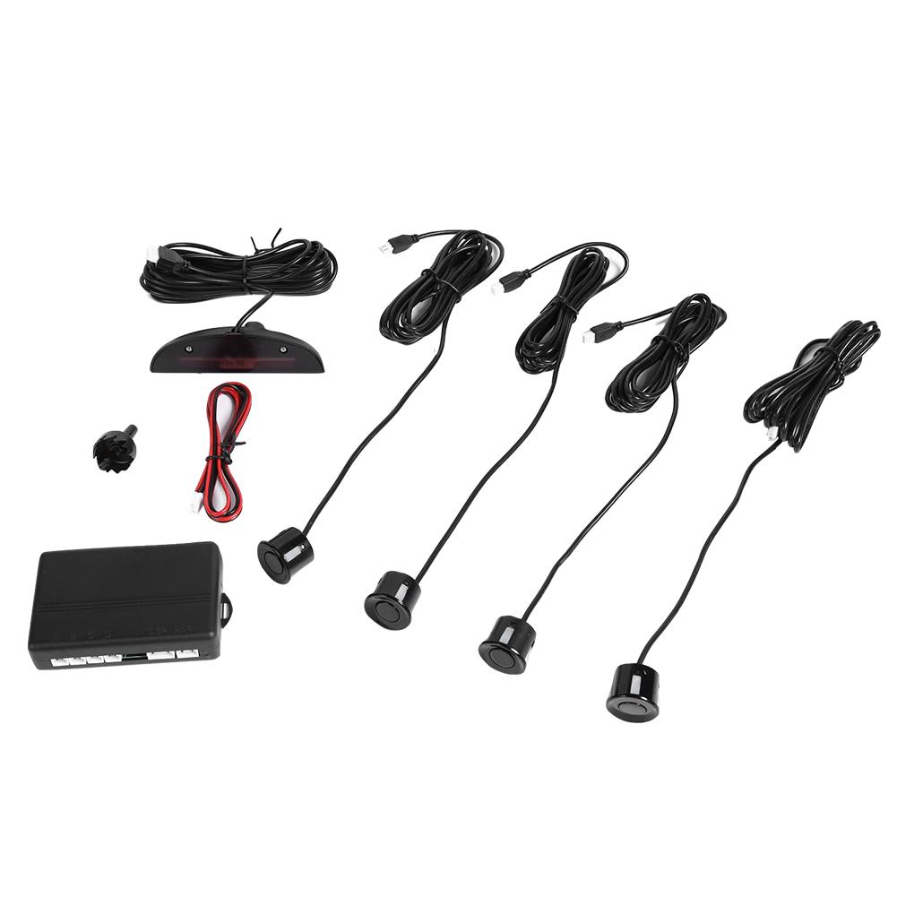 

Auto Parktronic 4 Sensors Reverse Car Parking Radar Monitor System (Black), 501 Original