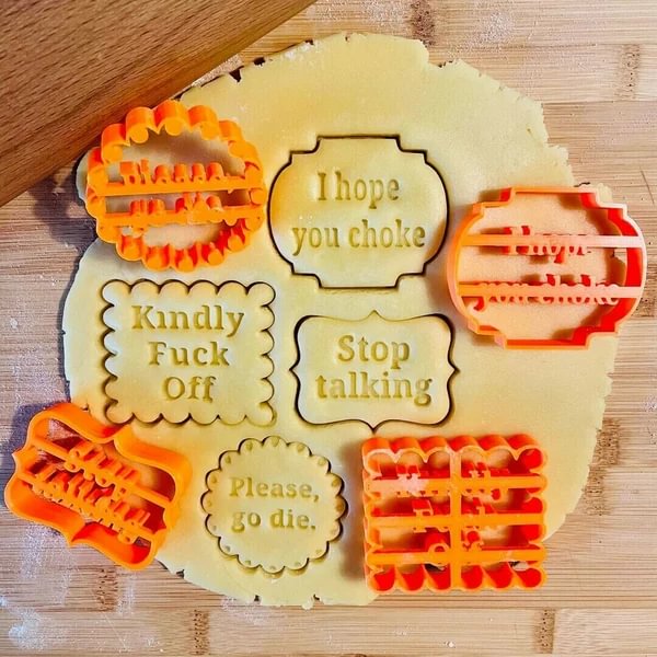 🎁New year promotion🎄Cookie Molds With Good Wishes