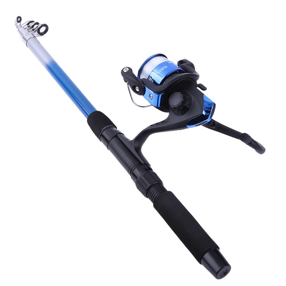 

53pcs Fishing Kit Rod Reel String Hook Float Lead Weight Fishing Tackle, 501 Original