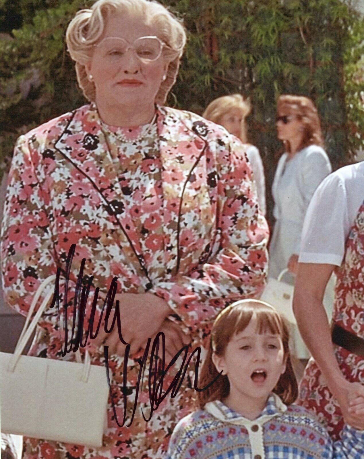 ~~ MARA WILSON Authentic Hand-Signed Natalie - Mrs. Doubtfire