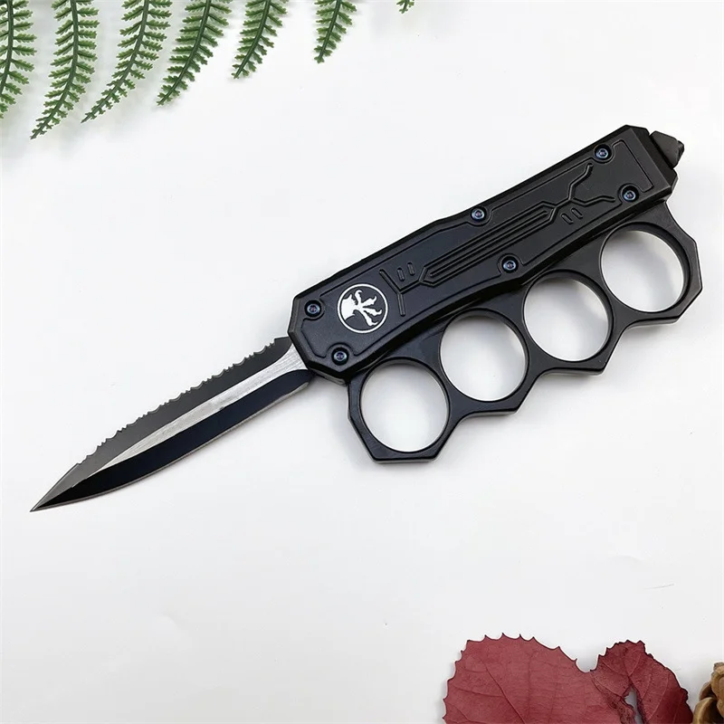 Outdoor multi-functional micro-technology wilderness survival camping knife, mountaineering equipment, portable EDC knife