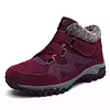 Women's Winter Thermal Villi Leather Platform Fashion High Top Boots