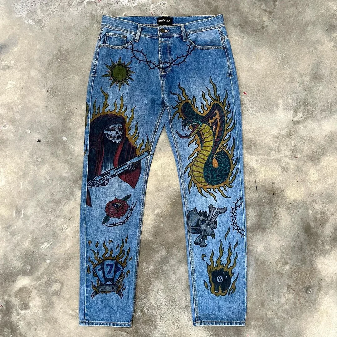 Special Launch Reaper Cobra Casual Street Jeans