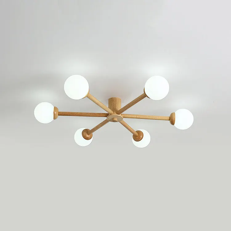 Ozawa Ceiling Light, Dimmable 6/8 Head