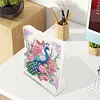 Acrylic Peacock 5D DIY Diamond Art Paper Towel Storage Rack Decor for Home Decor