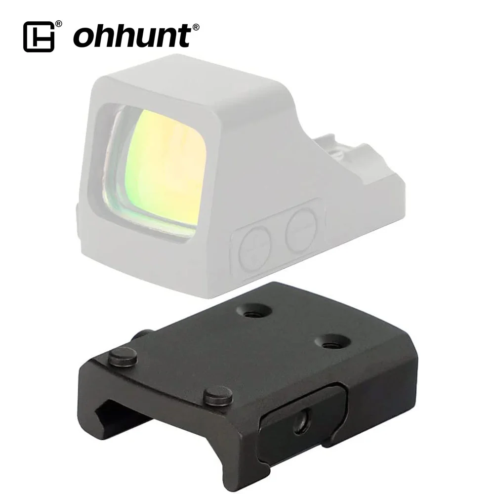 ohhunt® Picatinny Red Dot Mount Plate Adapter Compatible with Crimson Trace red dot DTS-1550 407K 507K