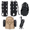 Molle Water Bottle Bag Fuel Bottle Bag for Hiking Cycling (with Shoulder Strap)