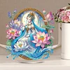 (US Local)Acrylic Print Lotus Girl DIY Desktop Ornaments Kit
