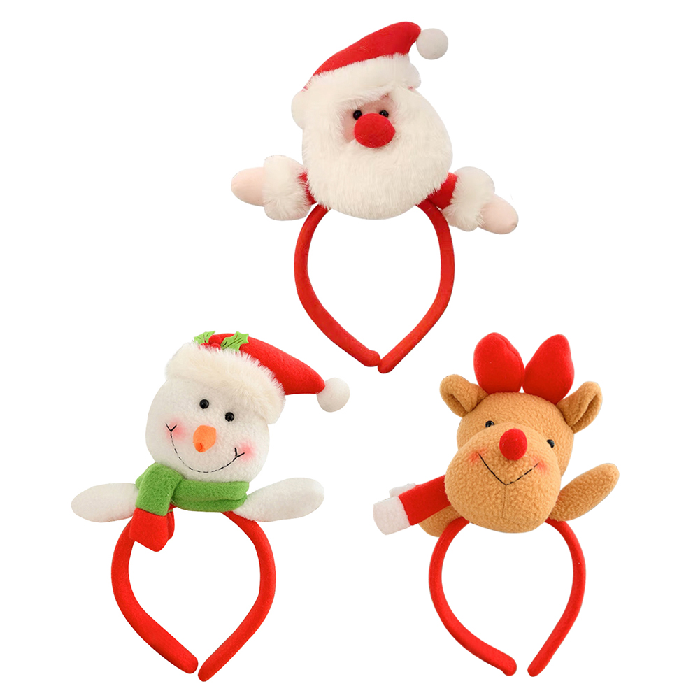 

Christmas Doll Decor Ears Headband Children Headwear Cosplay Xmas Dress up, Snow man, 501 Original