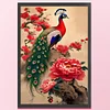 Peacock - 9CT Full Beaded Cross Stitch Kit(40x74cm)