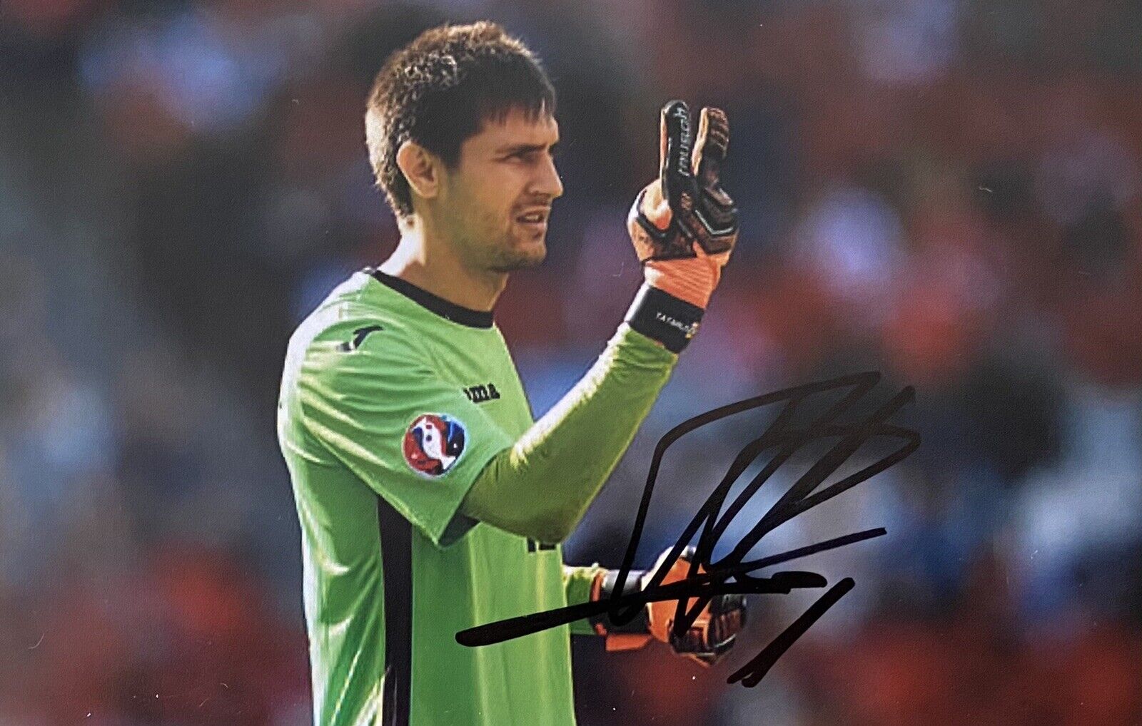 Ciprian Tatarusanu Hand Signed Romania 6X4 Photo Poster painting, See Proof