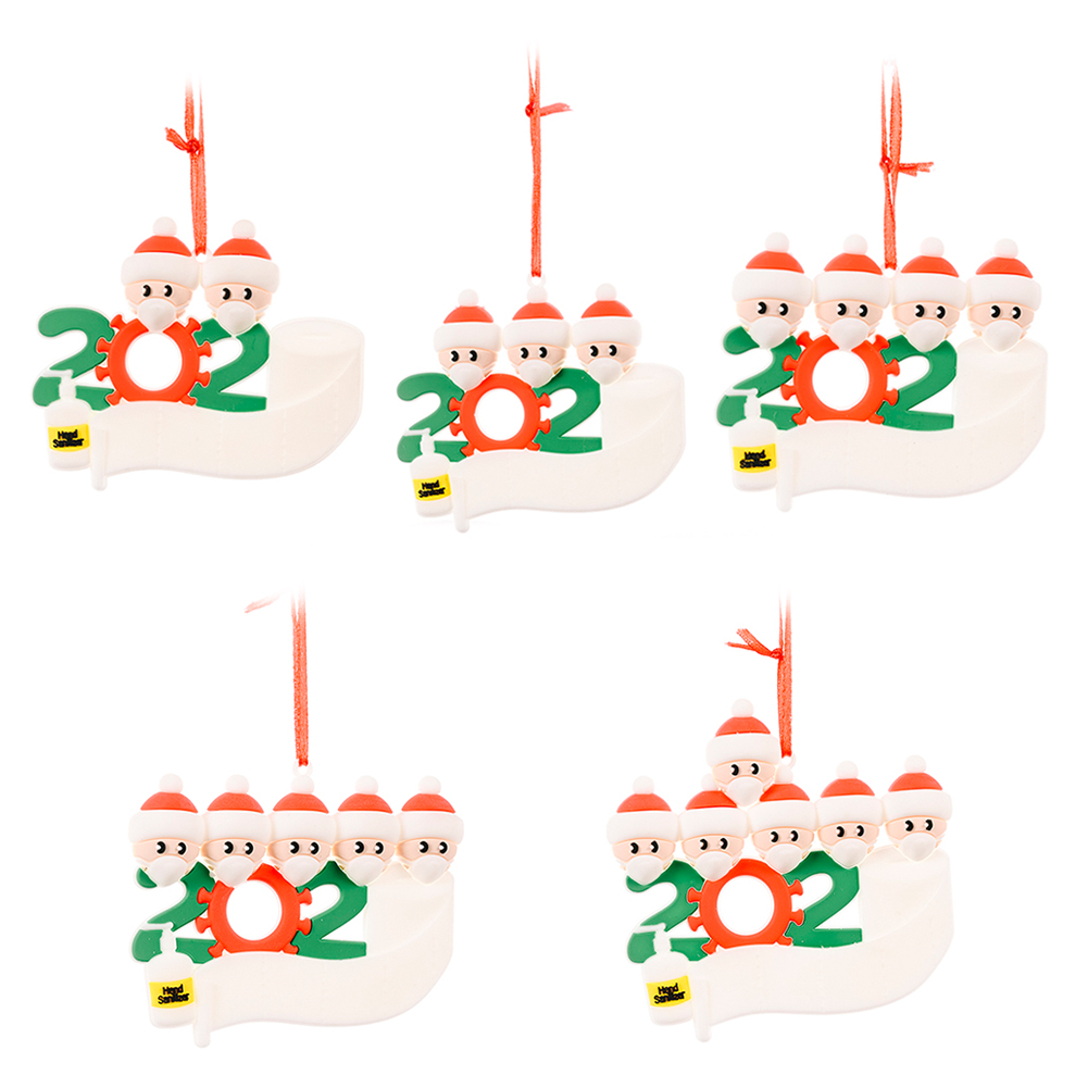 

PVC Personalized 3D Santa with Mask Christmas Tree Ornament Xmas Tree Decor, 501 Original