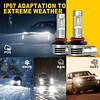 KIMLATAR 9005 LED Bulbs 30000LM 900% Xenon White 9005/HB3 Fog Lights Pack of 2