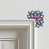 (US Local)Mandala Diamond Painting Art Door Right Angle Sign for Indoor Outdoor Wall