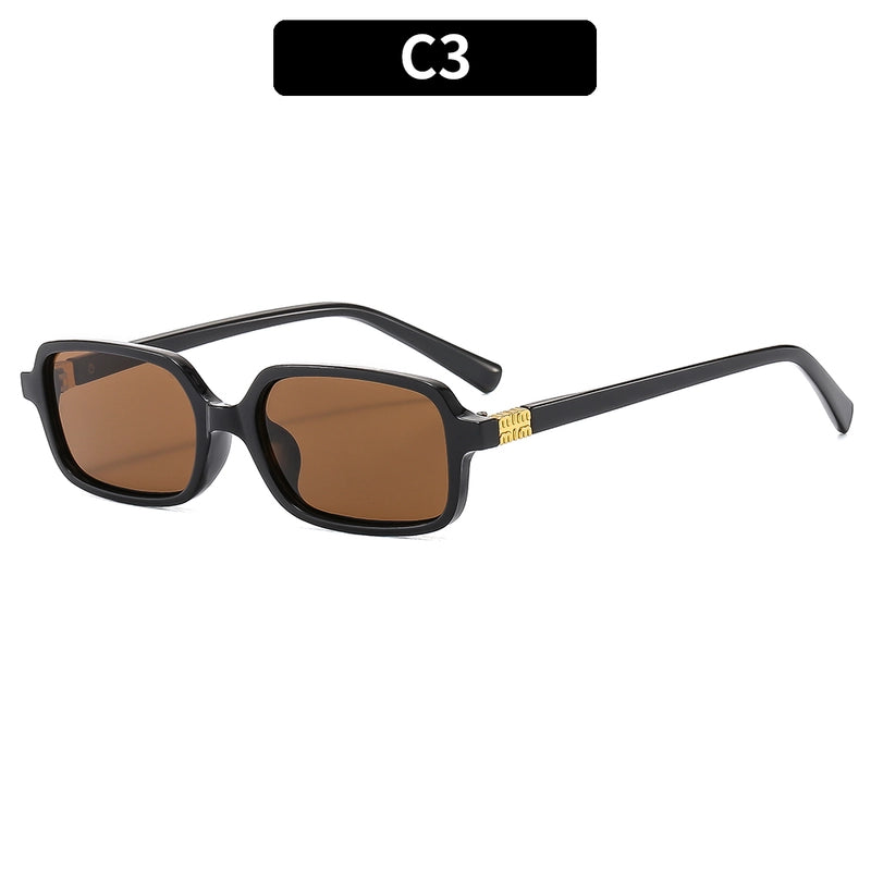 Casual Geometric Pc Square Full Frame Glasses
