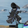 Motorcycle Phone Holder 15W Wireless Charging Waterproof Shockproof Phone Stand