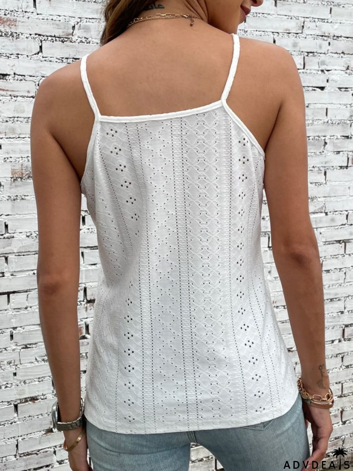 Eyelet Lace Trim Cami
