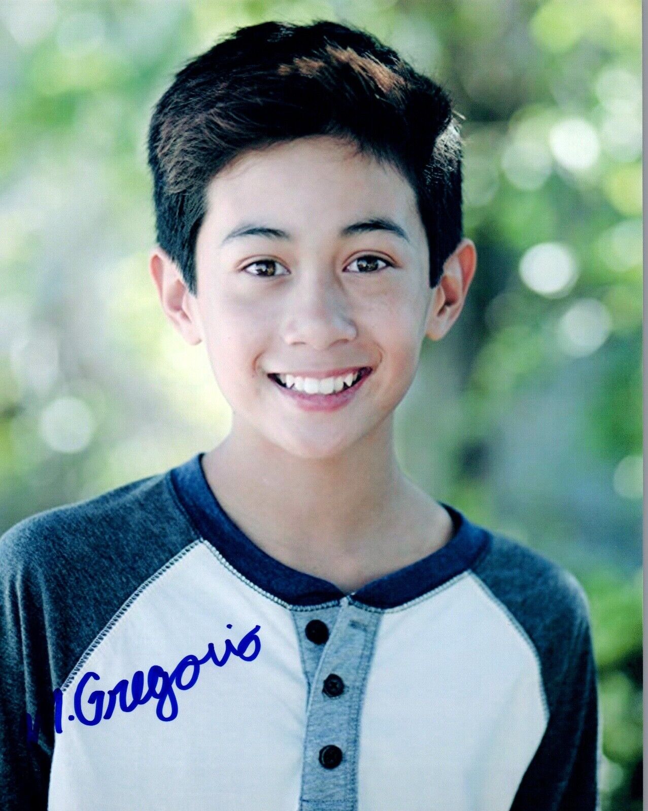 Mitchell Gregorio Signed Autographed 8x10 Photo Poster painting Child Actor Disney's FHO COA