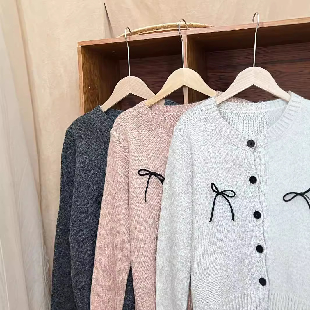 Chicfifth Sweater Women Winter Long Sleeve High Quality Autumn Vintage Top Knitted Cardigan