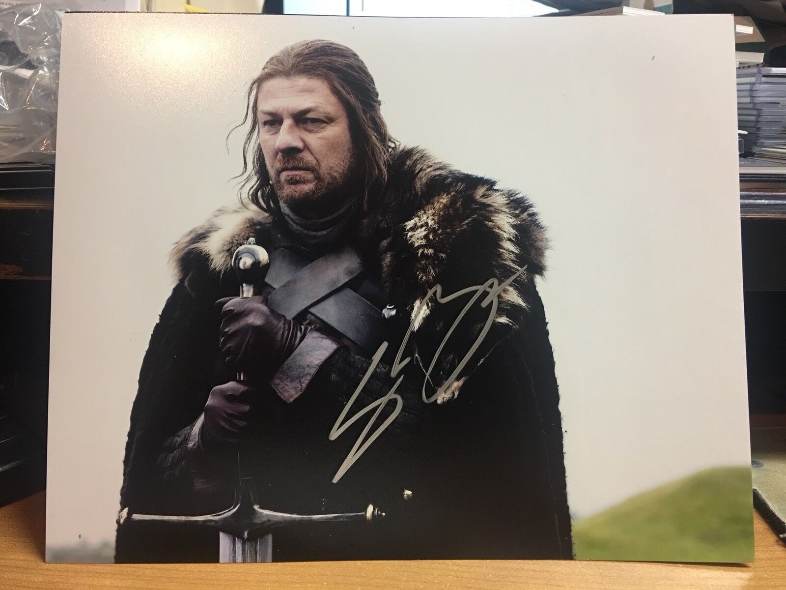 Sean Bean Signed 8x10 Photo Poster painting Game Of Thrones Ned Stark COA D1