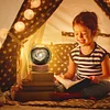 3D Galaxy Crystal Ball Children Night Light with Color LED Light Base Decoration Creative Gift Christmas Birthday Classmate Luminous Crystal Ball