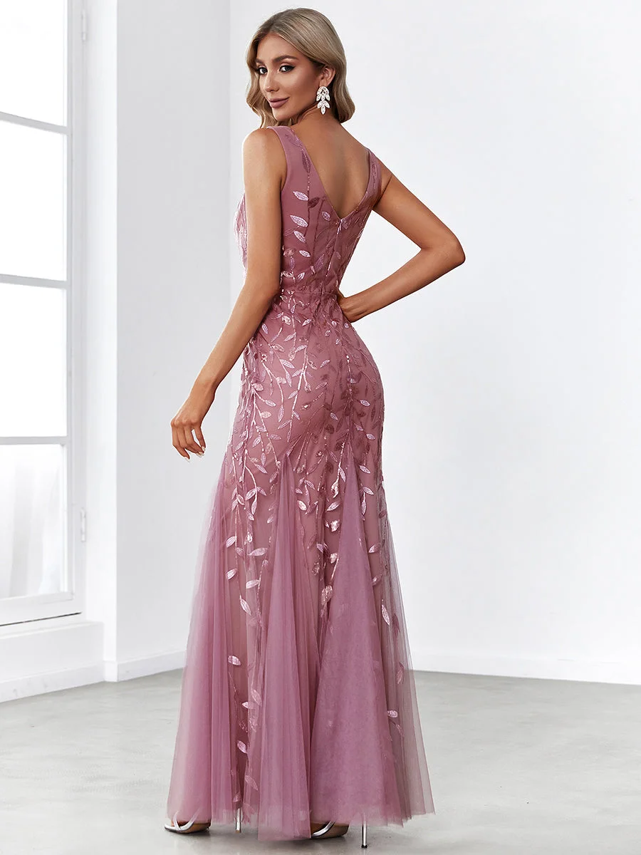Classic Fishtail Sequin Wholesale Evening Dresses for Women