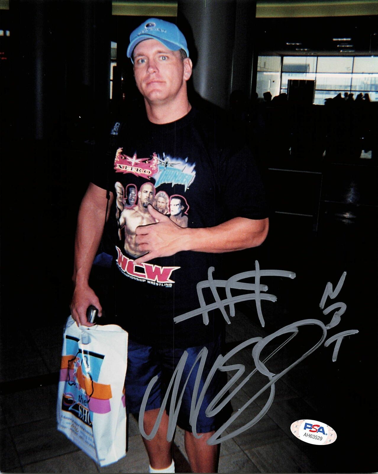 Mike Sanders signed 8x10 Photo Poster painting PSA/DNA COA WWE Autographed Wrestling