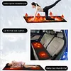 USB Rechargeable Heated Sleeping Bag Pad 3 Heat Levels 5 Heating Zones for Tent