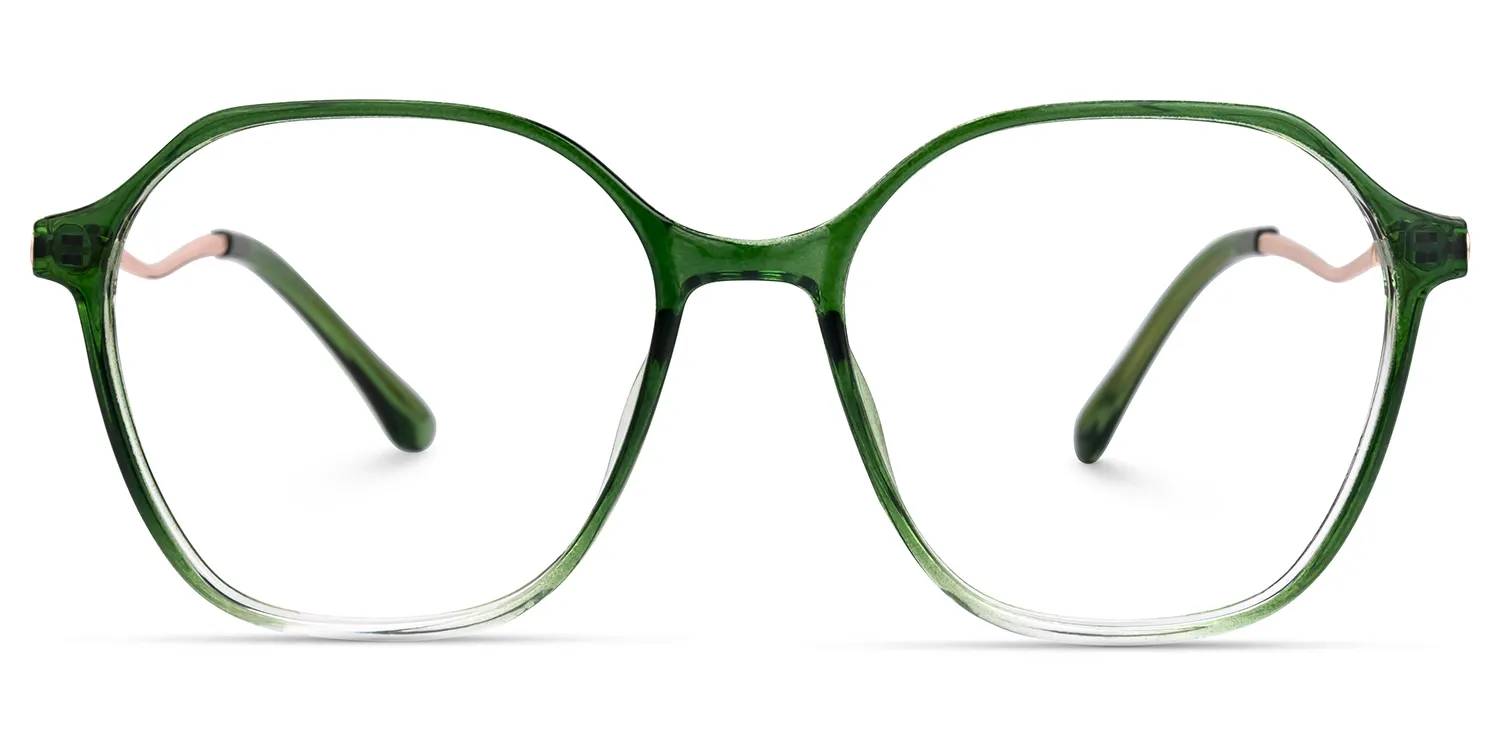 Kayee GrÃ¼n Geometrisch Brille GrÃ¼n