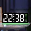 LED Digital Alarm Clock Bedside Alarm Clock Large Number Display for Home Office