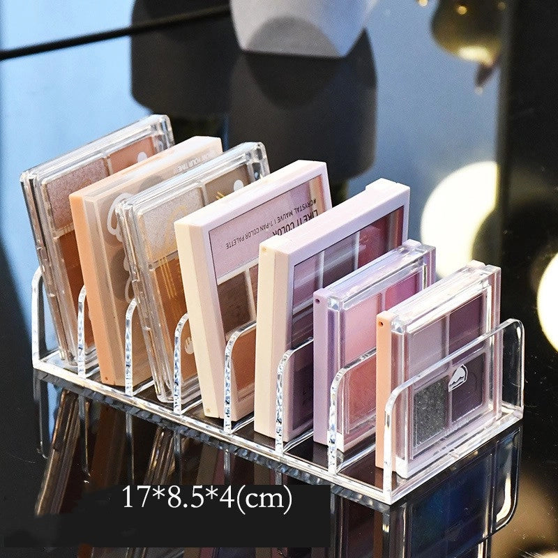 Minimalist Transparent Plastic Storage Rack Makeup Organizers