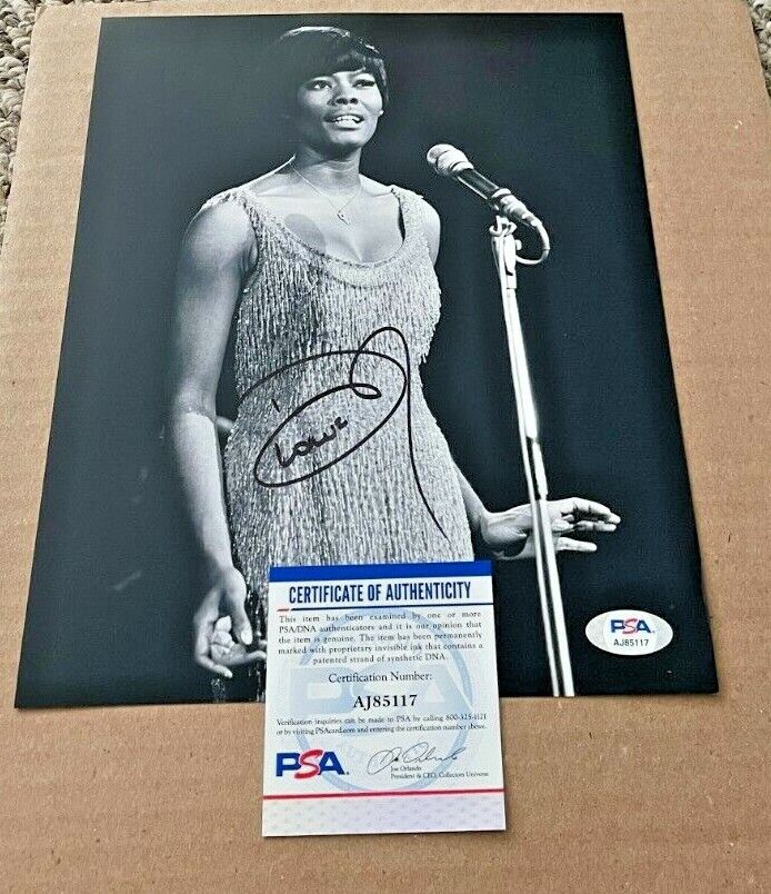 DIONNE WARWICK SIGNED MUSIC 8X10 Photo Poster painting PSA/DNA CERTIFIED #10