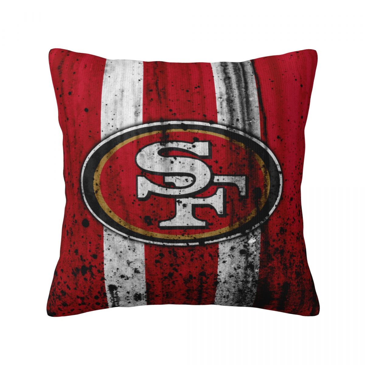 San Francisco 49ers Dirt Logo Pillow Covers 18x18 Inch