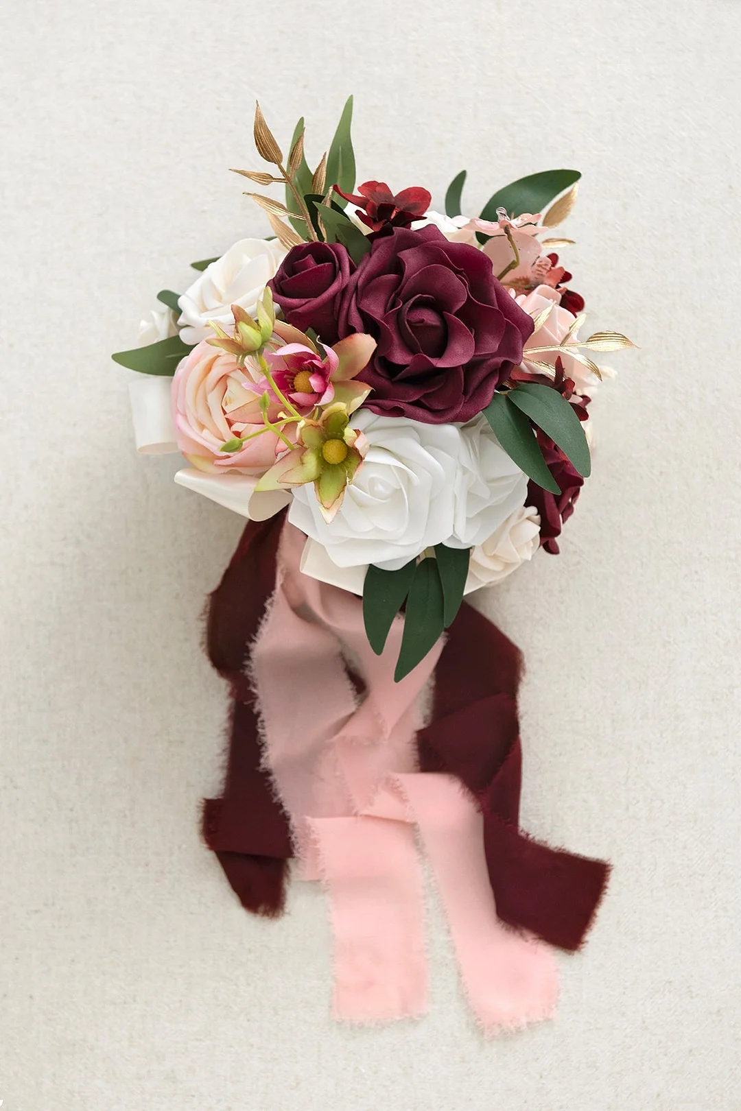 Maid of Honor & Bridesmaid Bouquets in Marsala