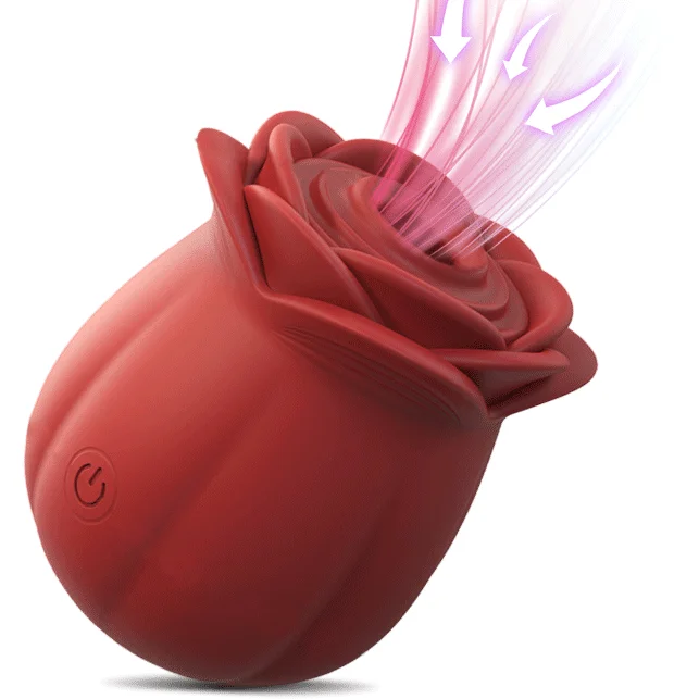 Rose Sucking Clitoris Sucker Sucking Vibrator - Rose Toy