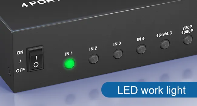 av to hdmi converter 4 port