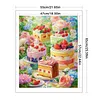 Cake Desserts-11CT Stamped Cross Stitch 55*65cm/21.65*25.59in (Big Size) tapestrymarket
