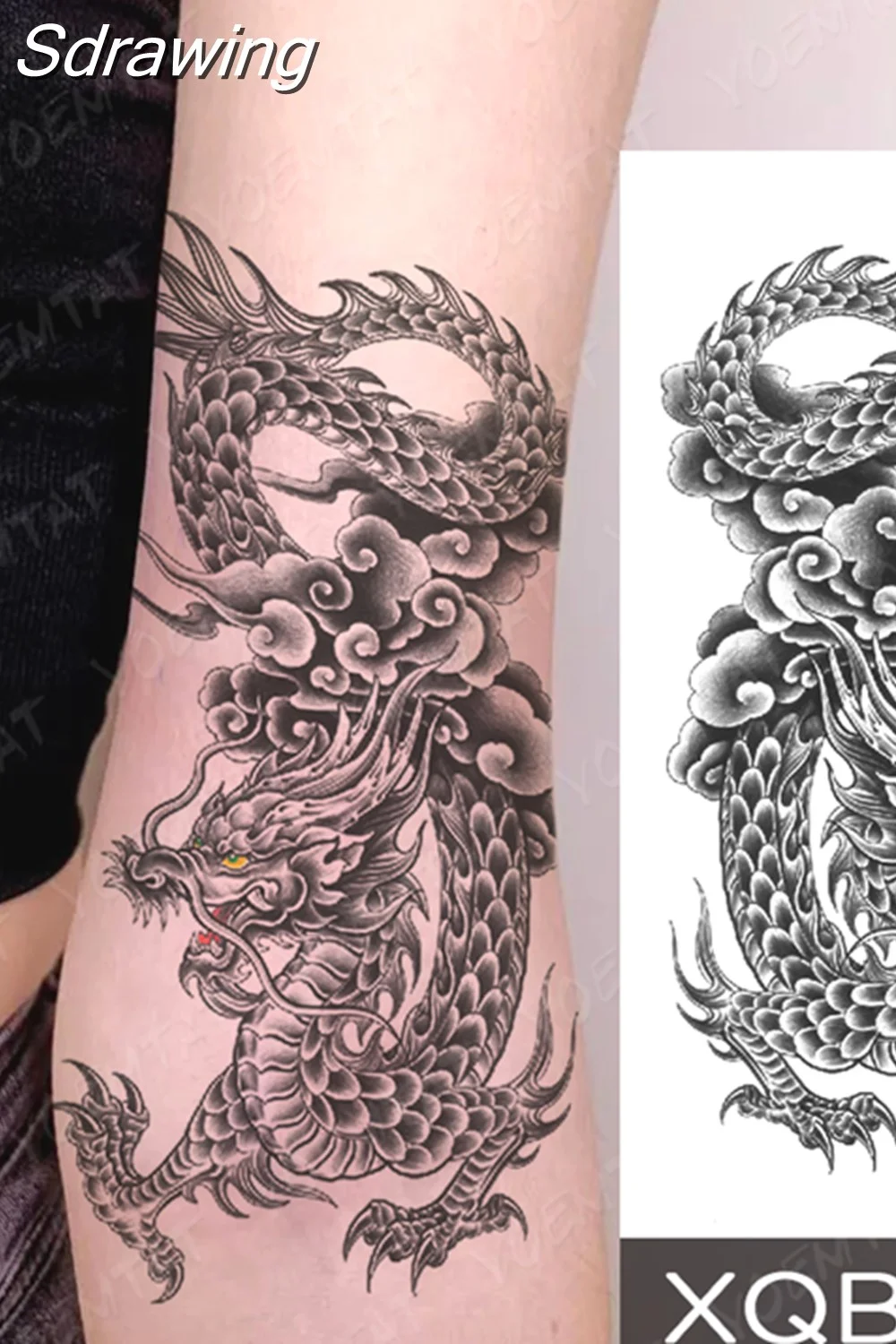 Sdrawing Temporary Tattoo Sticker Butterfly Flower Totem Flash Tatto Y2k Style Body Art Arm Leg Waist Fake Tatoo Men Women