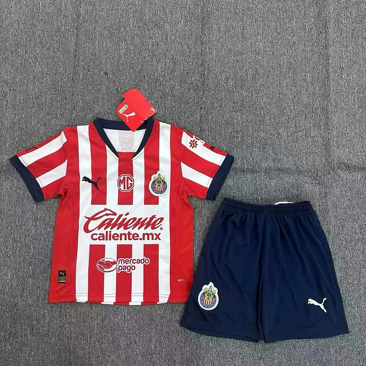 2024-25-Chivas Home-Jersey-Children's Kit