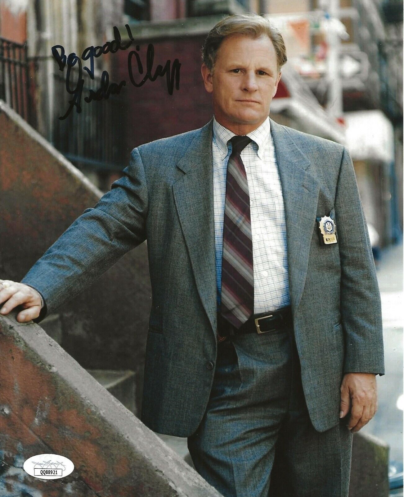 Gordon Clapp signed NYPD Blue 8x10 Photo Poster painting autographed Greg Medavoy JSA