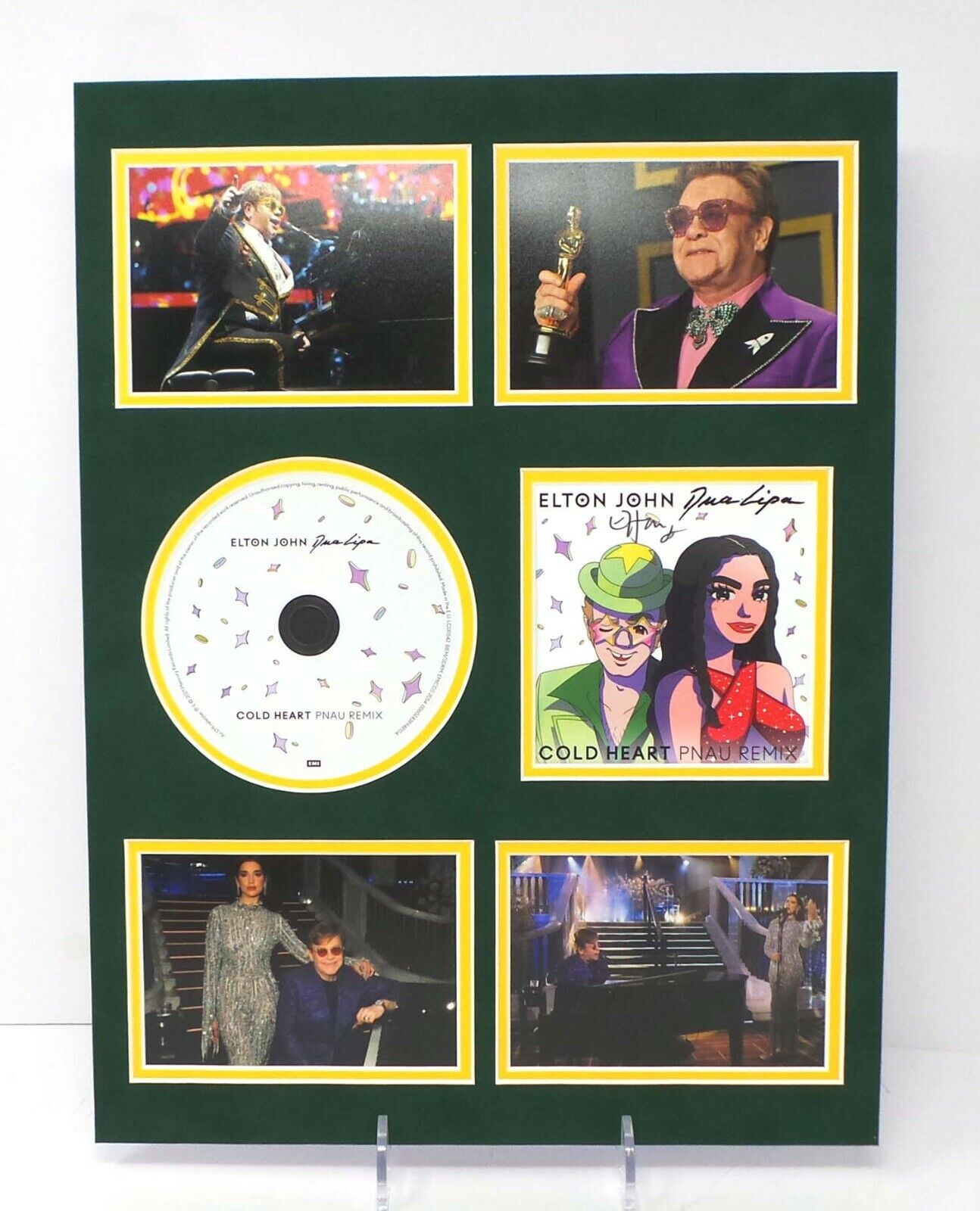 Elton JOHN RARE Signed Mounted 16x12 CD Artcard Photo Poster painting Display 3 AFTAL RD COA