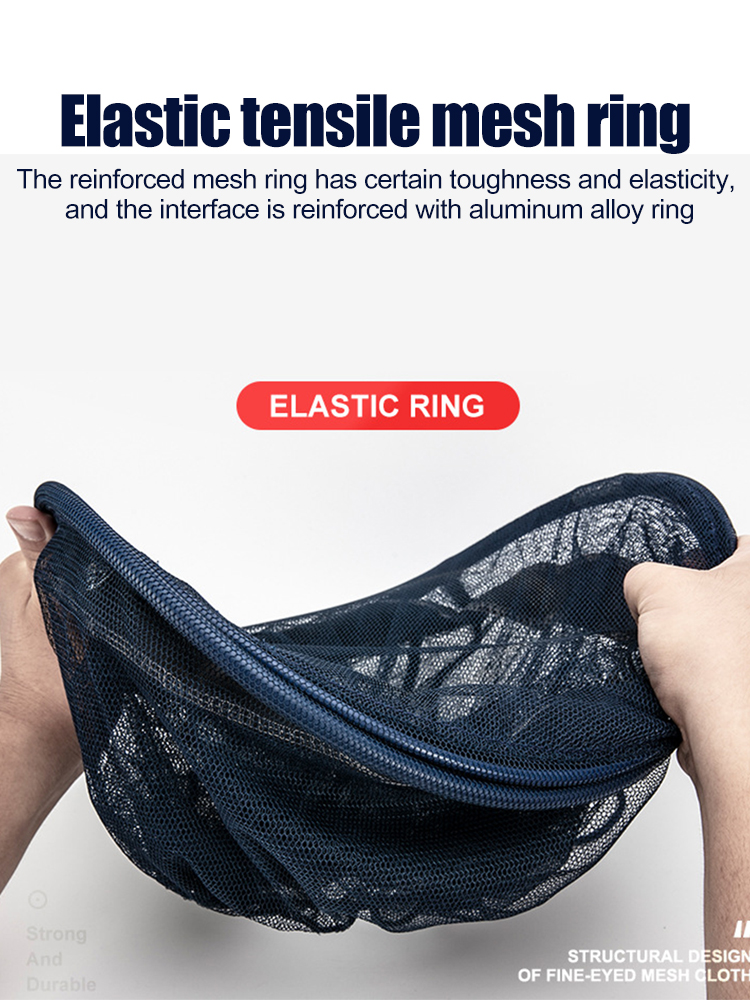 

Fishing Bucket Mesh Storage Bag Crab Lobster Anti-Jump Pocket Shrimp Basket, 501 Original