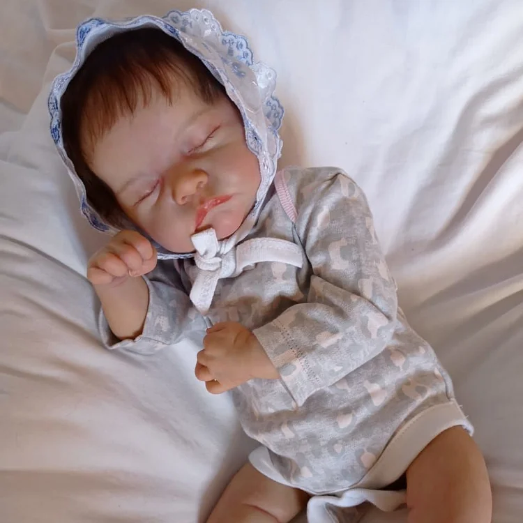  20'' Truly Realistic Reborn Baby Girl Sleeping Newborn Silicone Viny body Baby Doll Named Brooklynn - Reborndollsshop®-Reborndollsshop®