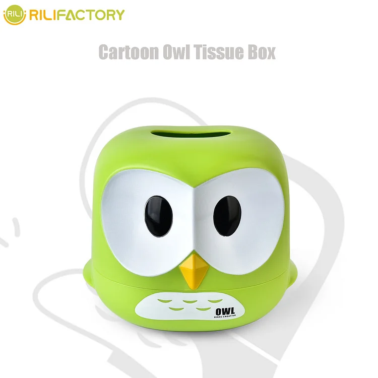 Cartoon Owl Tissue Box Rilifactory