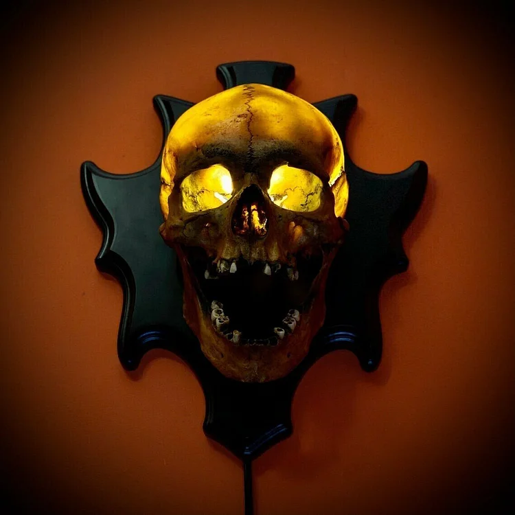 (🎃HALLOWEEN PRE SALE - 49% OFF) Skull Lamp“Singing Head”Night Light