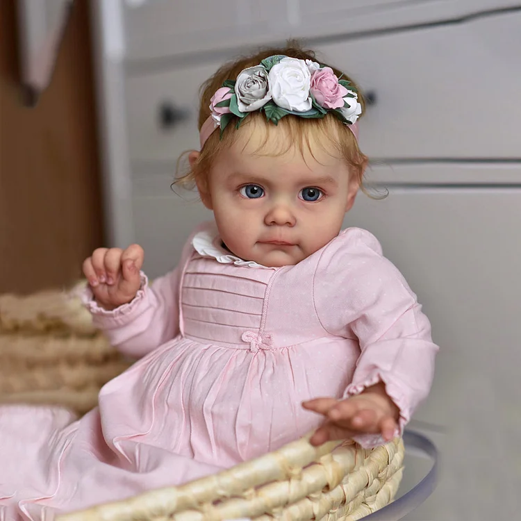  17" or 22" Super Sweet Lifelike Touch Soft Truly Simulation Reborn Baby Girl Doll Mile with Gift Set - Reborndollsshop®-Reborndollsshop®