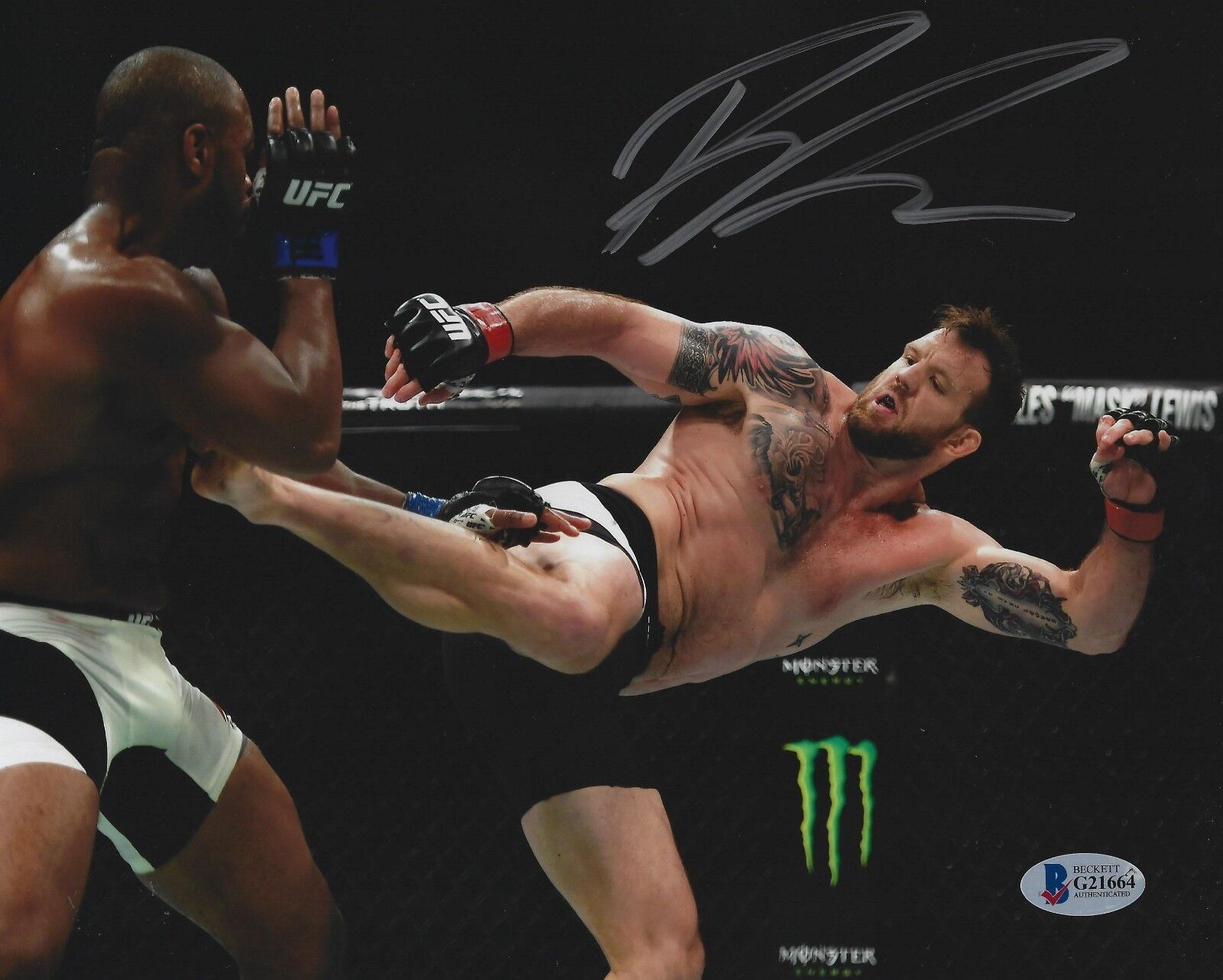 Ryan Bader Signed 8x10 Photo Poster painting BAS Beckett COA UFC Bellator Picture Autograph MMA1