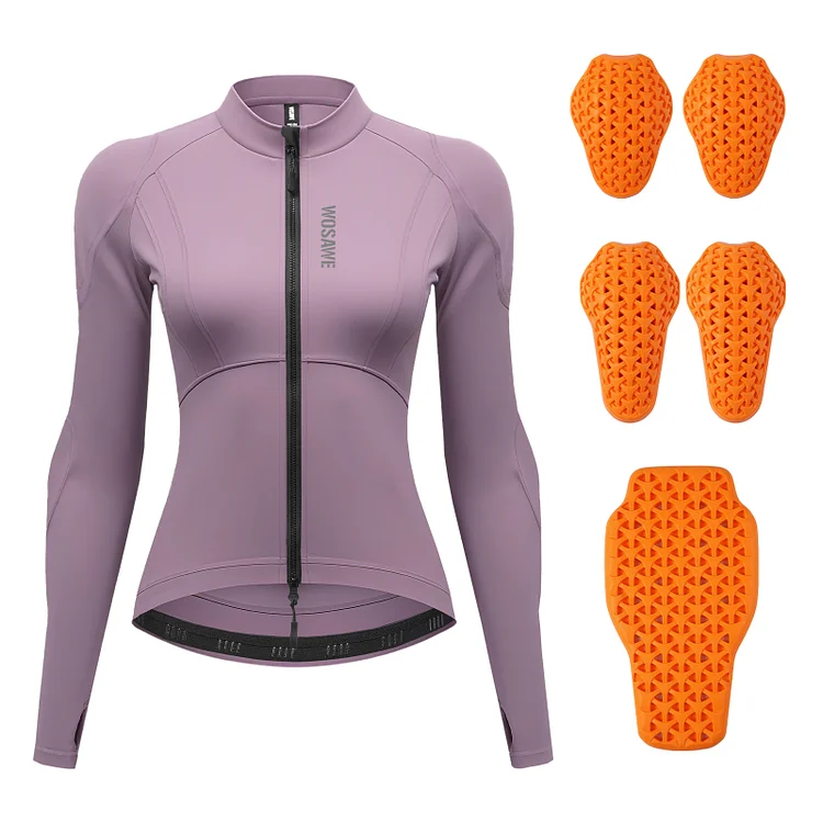 WOSAWE Women Motorcycle Jacket with Soft Armor CE Certification