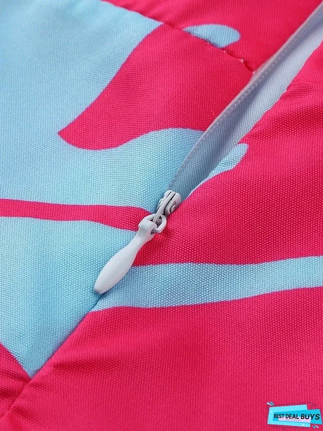 Casual Dress Swing Dress Floral Dress Long Dress Maxi Dress Green Blue Pink Sleeveless Floral Print Spring Summer Deep V Hot Daily S M L XL XXL for Women