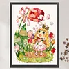 【Limited Stock Sale】Full Embroidery Cotton Thread 11CT Printed Girl and Tulips Cross Stitch 50x65cm tapestrymarket
